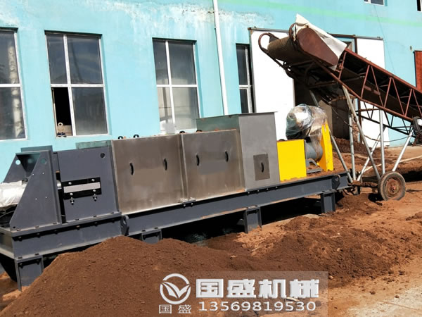 糞便91麻豆网址视频壓榨機現場圖